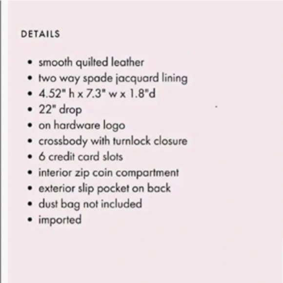 Kate Spade Natalia Quited Crossbody - Black - Picture 2 of 8